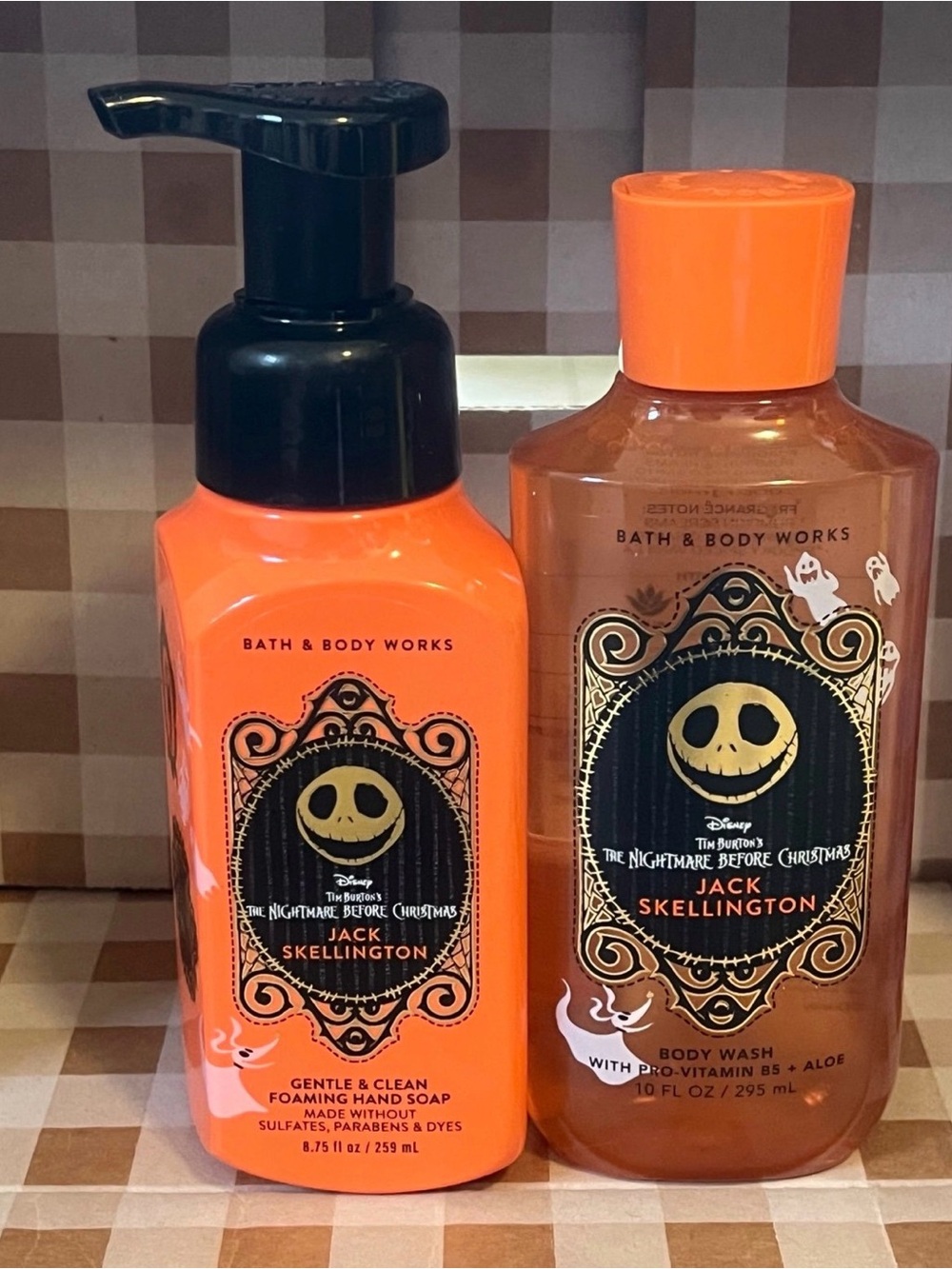 Bath & Body Works Jack Skellington Kids Foaming Hand Soap & Body Wash - Orange